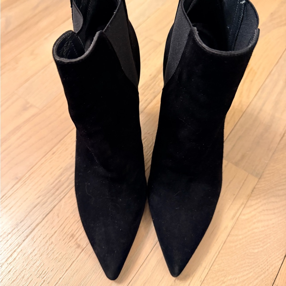 Stuart Weitzman Black Ankle Booties